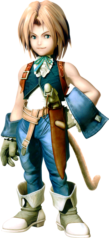 Zidane Tribal Character - Zidane Tribal (348x761), Png Download