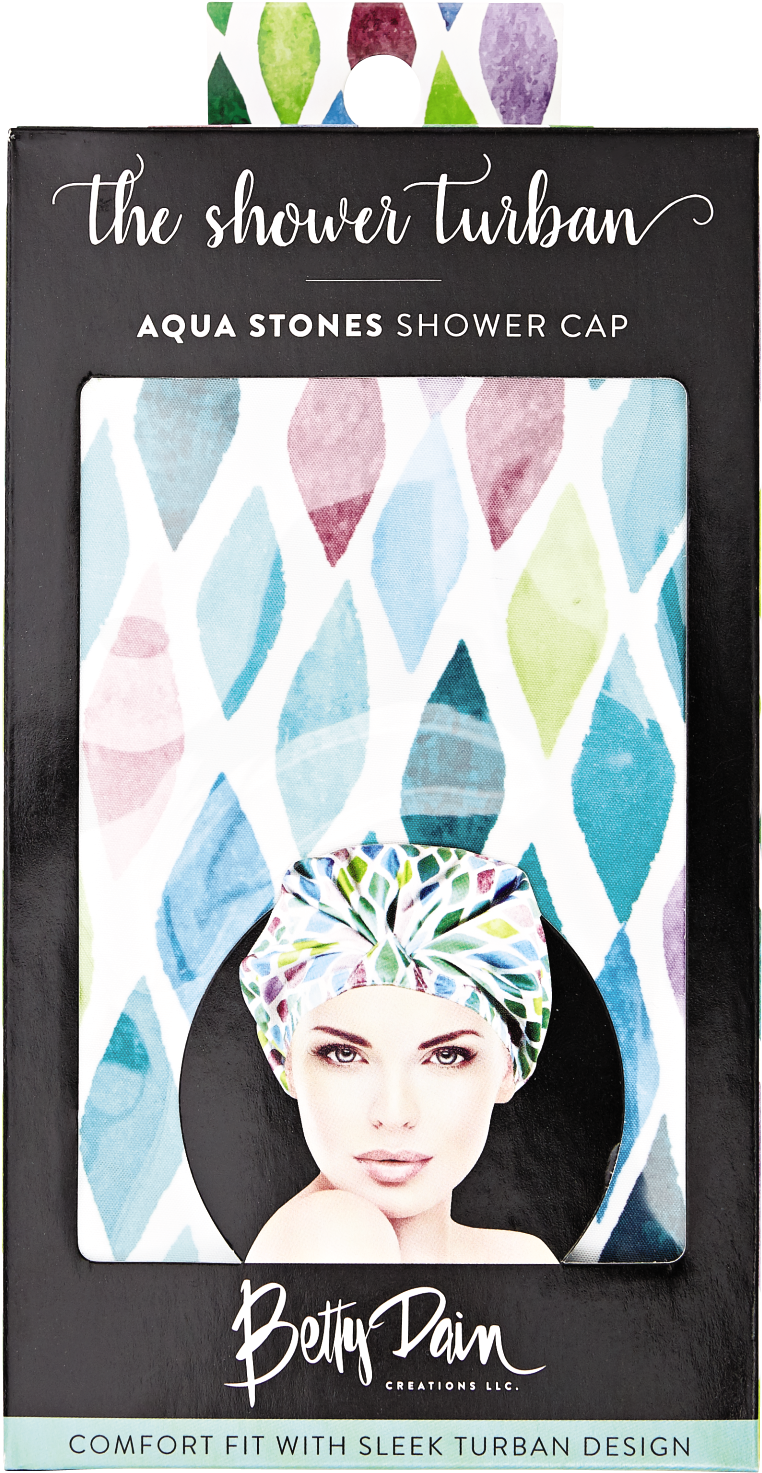Betty Dain Turban Shower Cap (1500x1500), Png Download