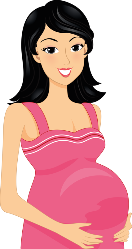Яндекс - Фотки - Pregnant Women Cartoon (426x800), Png Download