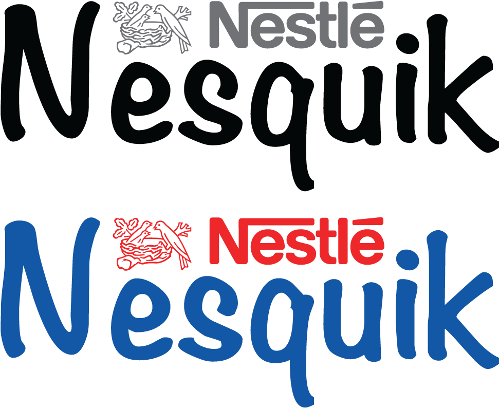 Nesquik Lock Up 2 Color Spot Nesquik - Nestle Nescafe Alegria Delicate - 8.82 Oz. (1381x919), Png Download
