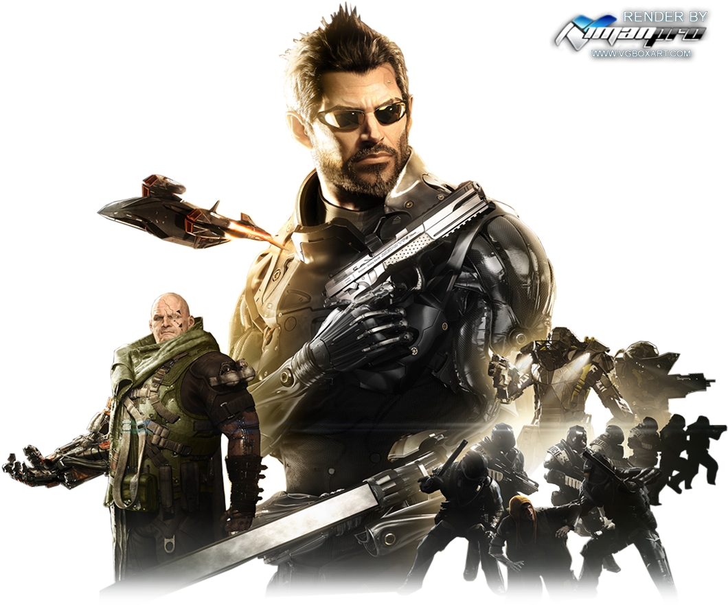 Deus Ex Png Clipart - Deus Ex: Mankind Divided Pc Game Steam Cd Key (800x684), Png Download