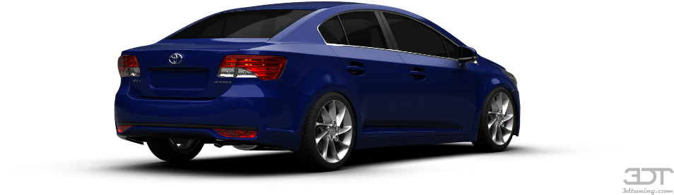 Toyota Avensis Sedan 2012 Tuning - Sedan (1004x373), Png Download