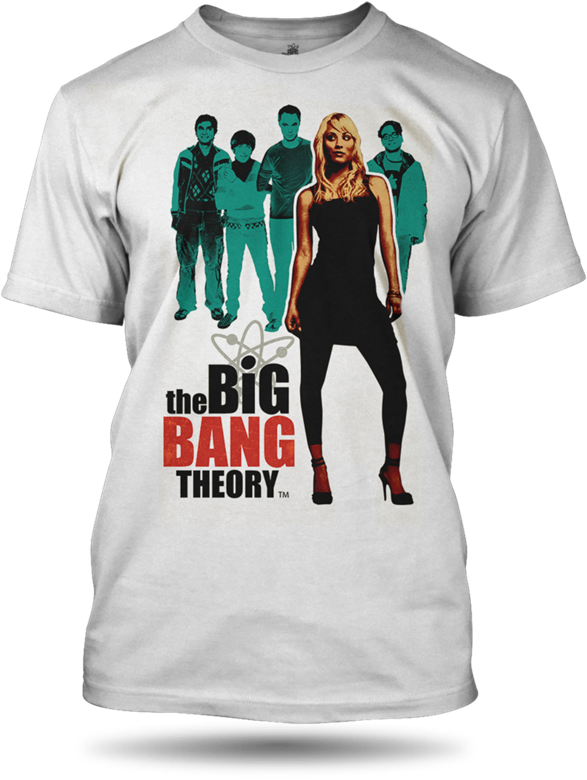 The Big Bang Theory Triko "the Girl Next - T Shirt Steely Dan Uk (617x800), Png Download