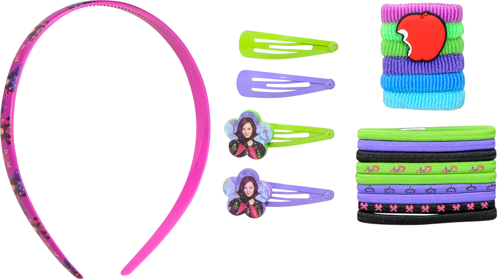 Descendants Hair Access 20pcs, , Large - Descendants Håraccessoarer (1004x565), Png Download
