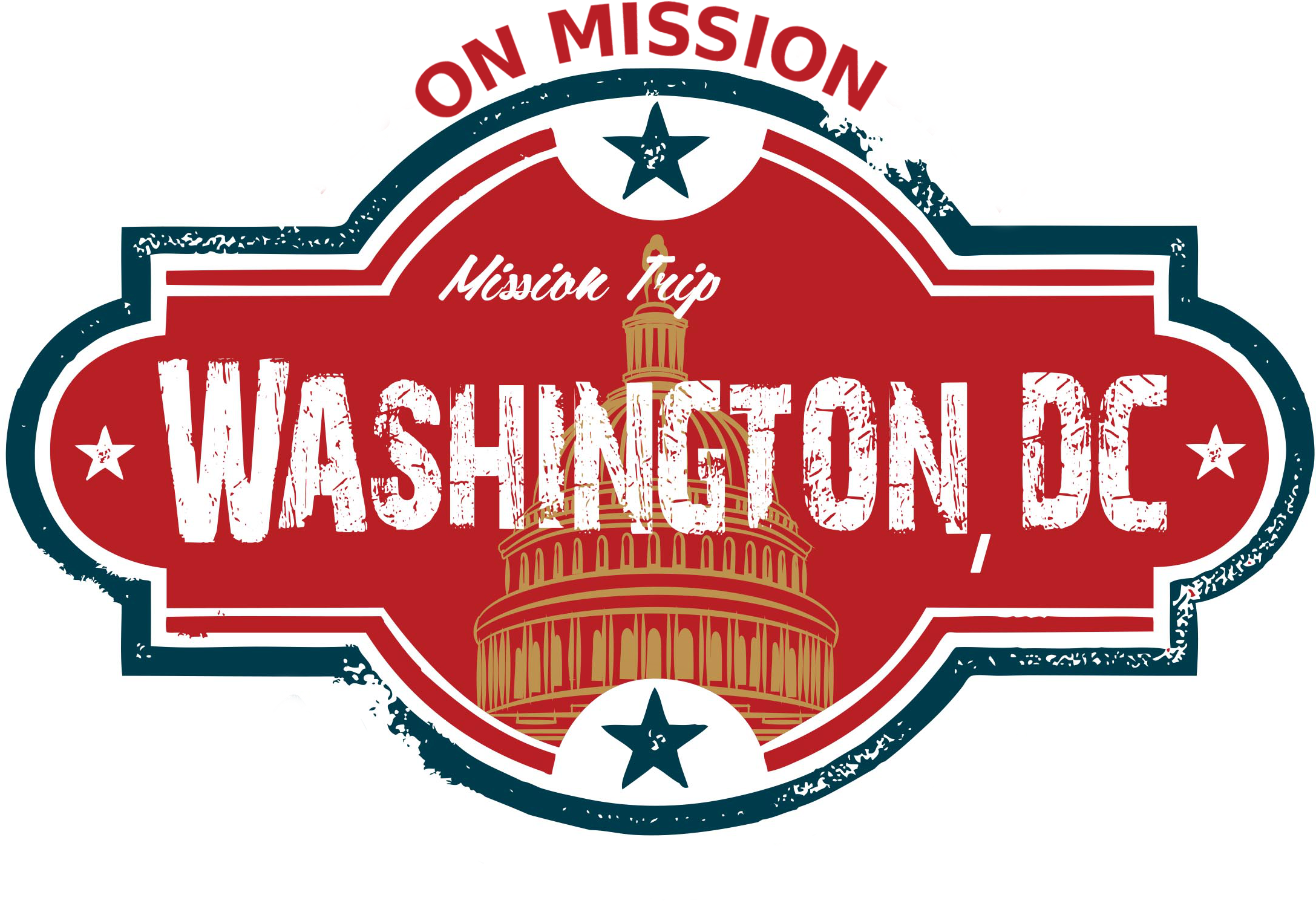 Dc Mission Trip - Vintage 4th Of July (2174x1500), Png Download