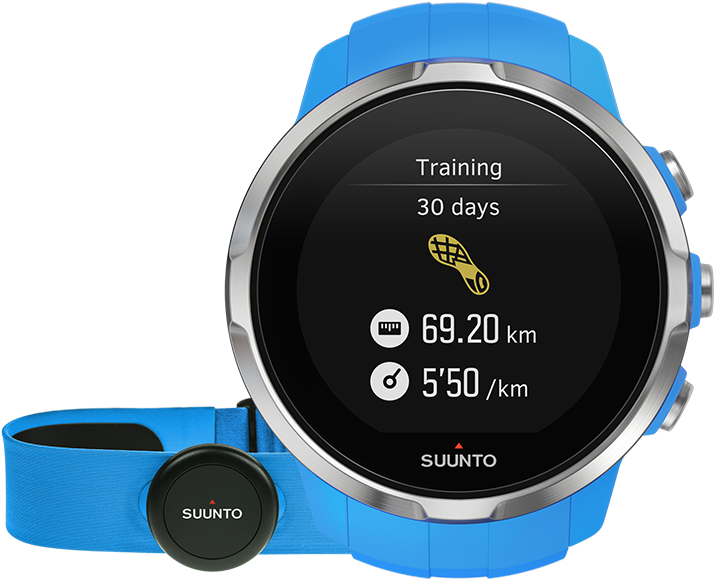 Suunto Spartan Sport Hr Blue (800x800), Png Download