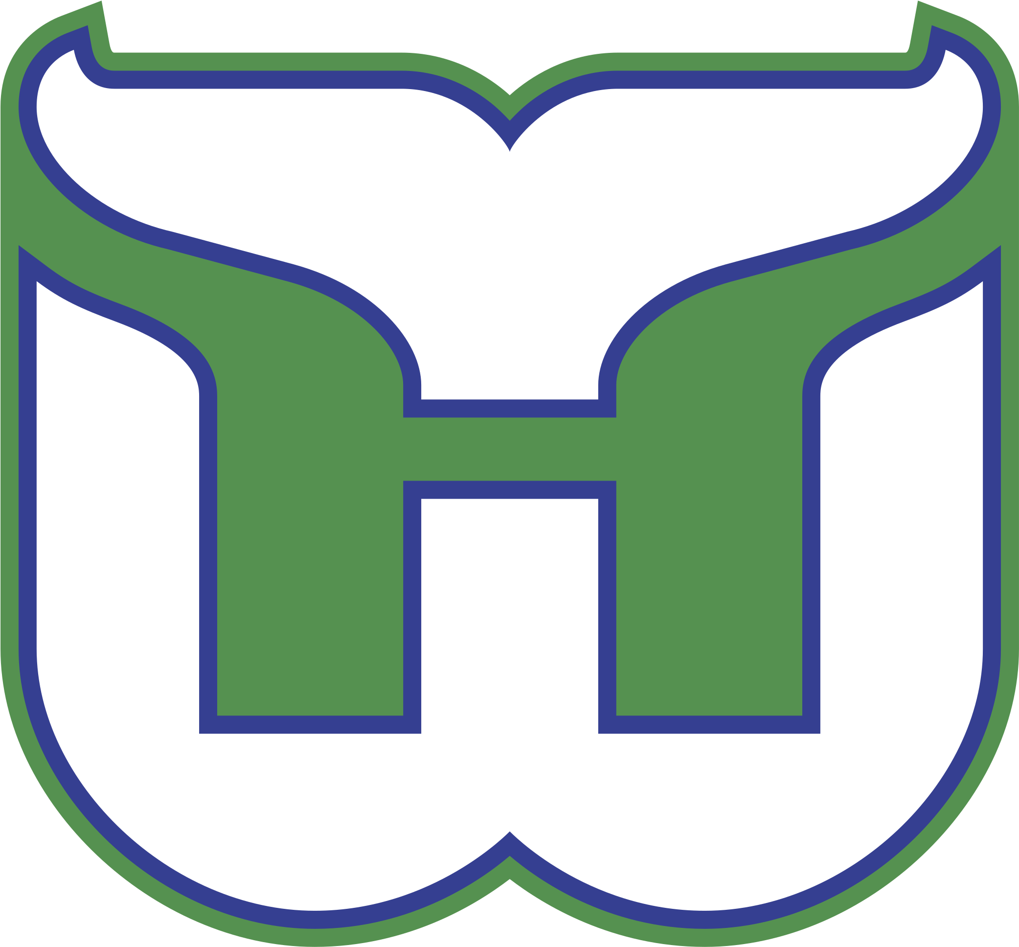 Hartford Whalers Logo Png Transparent - Hartford Whalers Logo White (2400x2400), Png Download