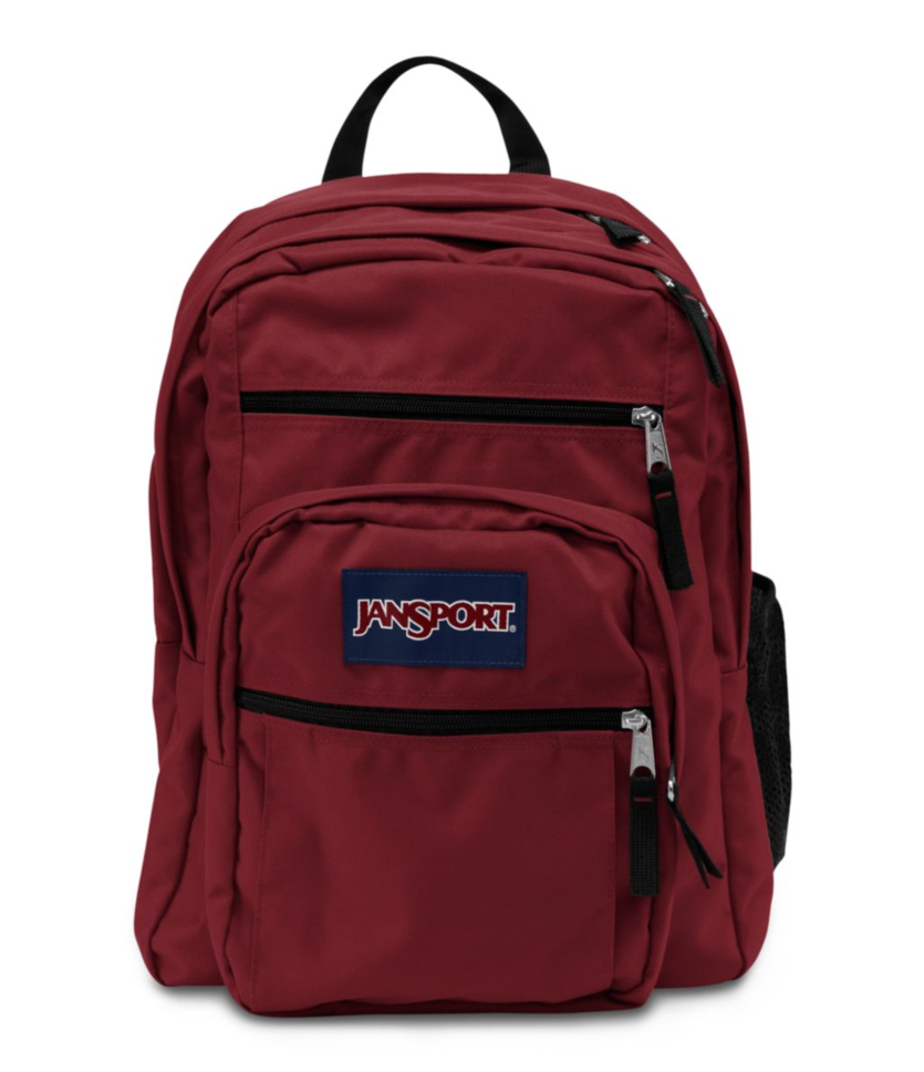 Jansport Big Student Backpack - Jansport Big Student Backpacks - Viking Red (1024x968), Png Download