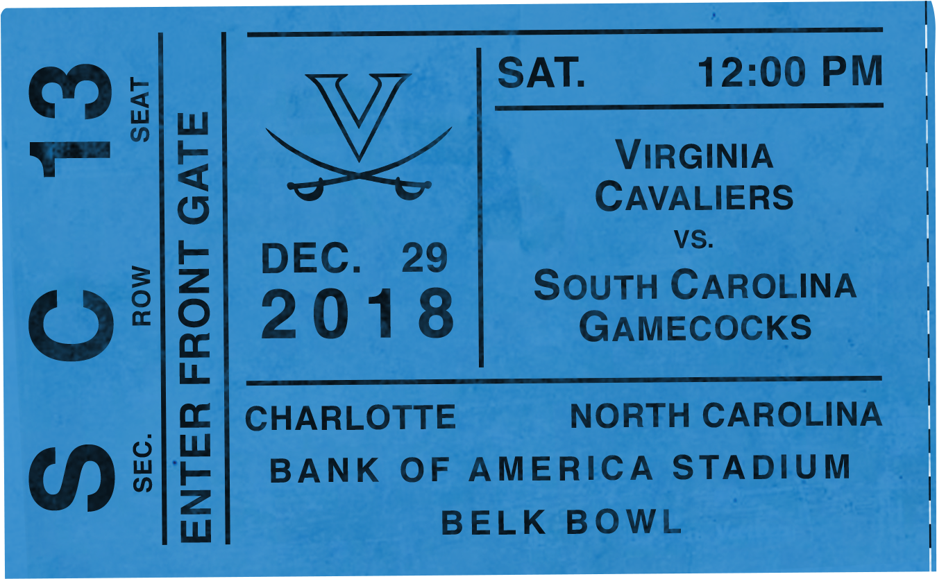 Virginia Vs - C.r. Gibson 1-subject Spiral Notebook, Virginia Cavaliers, (1920x1080), Png Download