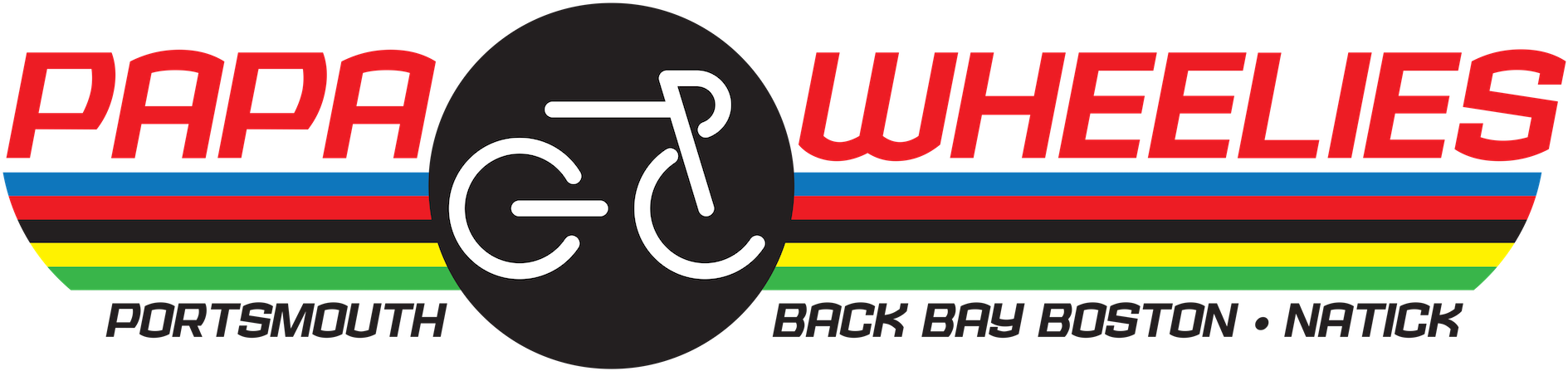 Back Bay Bicycles, Papa Wheelies Bicycle Shop & Boston - Back Bay Bicycles (2000x520), Png Download