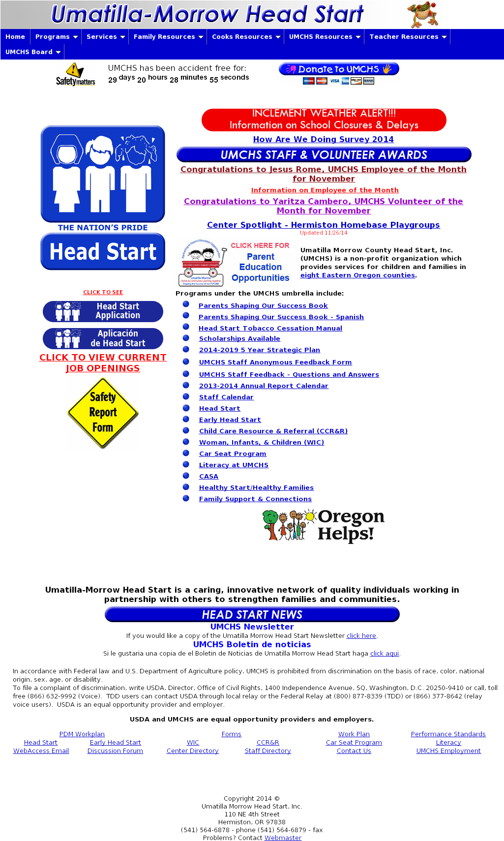 Head Start Of Umatilla Morrow Competitors, Revenue - Web Page (1024x1758), Png Download