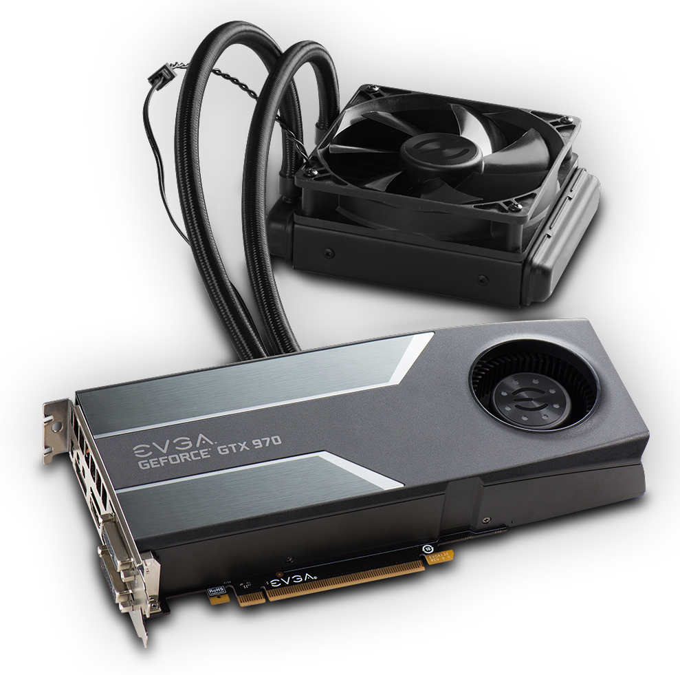 The Award Winning Evga Hybrid Line Is Now Available - Hybrid Gpu (989x981), Png Download