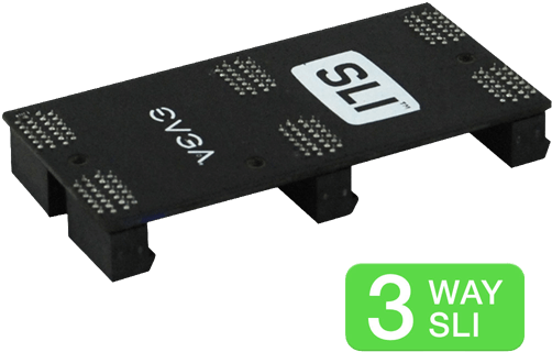 Evga 3 Way Sli Bridge, Basic, 401 Mb 0023 (600x600), Png Download