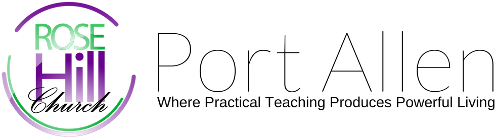Rose Hill Church - Port Allen (1056x403), Png Download