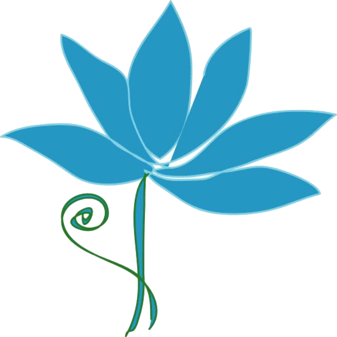 Blue Lotus Counseling, Golden Co - Blue Flower Clip Art (660x659), Png Download