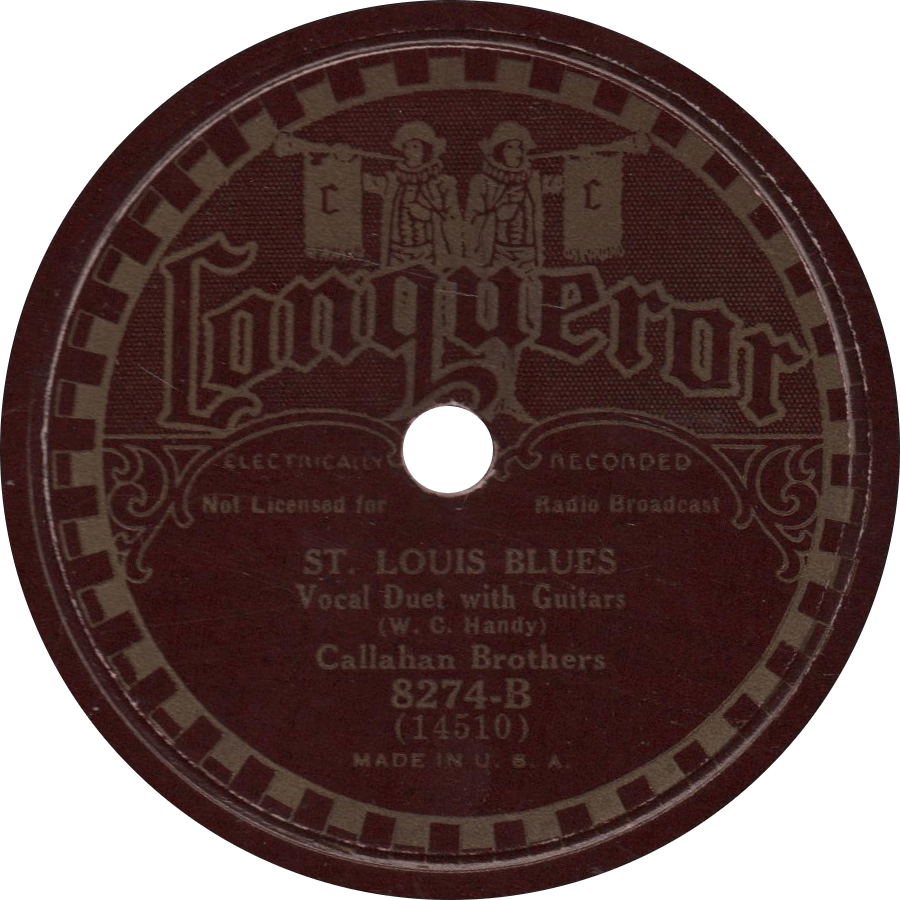 Louis Blues, Recorded January 2, 1934 By The Callahan - Circle (900x900), Png Download