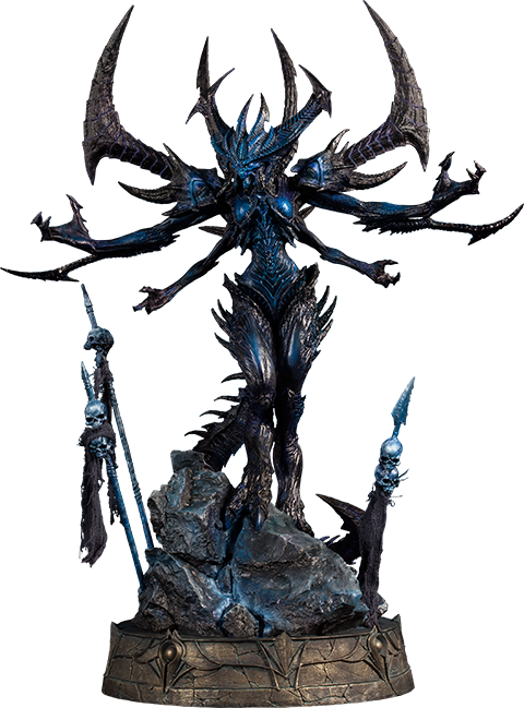 21" Diablo Iii Statue Diablo Nightmare Edition - Diablo Nightmare Edition Diablo Iii Statue (480x649), Png Download