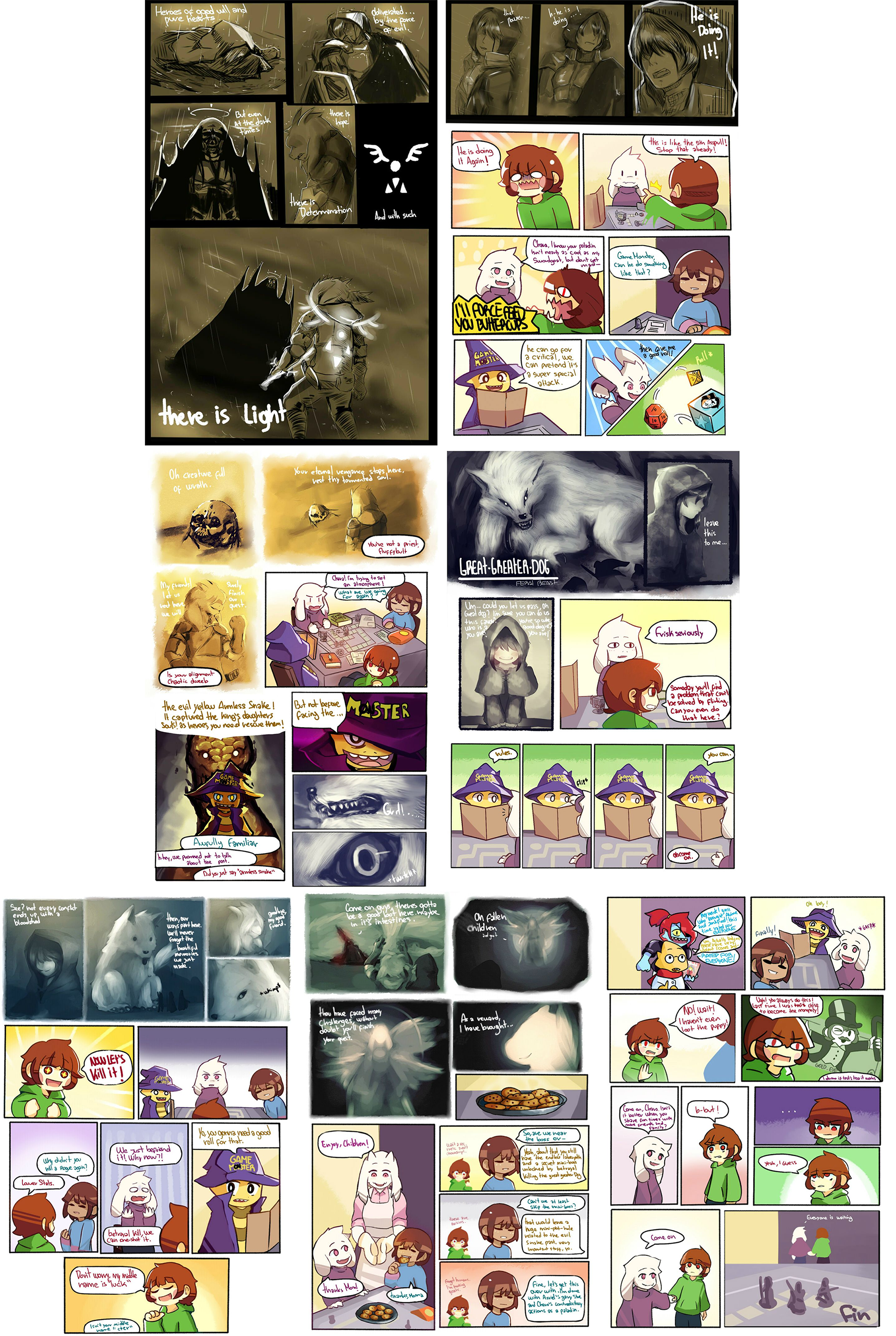 E Is Li Fin Undertale Dungeons & Dragons - D And D Undertale (1843x2747), Png Download