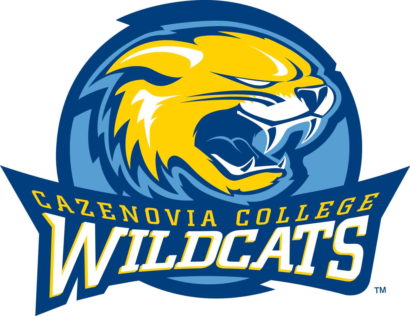 Wildcat Cazenovia College Logo (1600x1232), Png Download