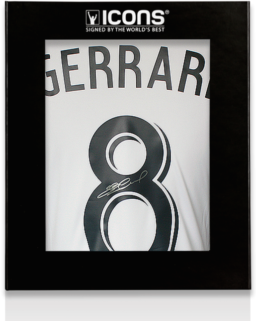 Steven Gerrard Back Signed La Galaxy 2014-15 Home Shirt - La Galaxy Back Of Shirt (650x665), Png Download