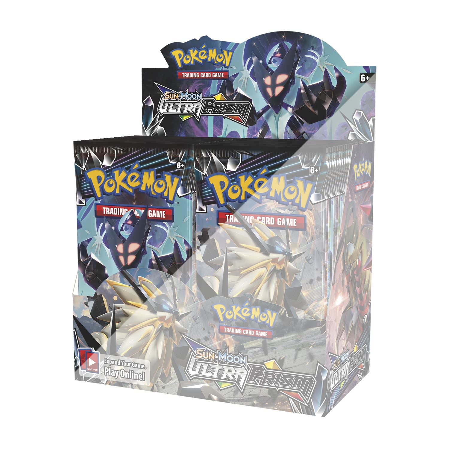 Sun & Moon Ultra Prism Booster Half Box - Pokemon Ultra Prism Booster Box (1500x1500), Png Download