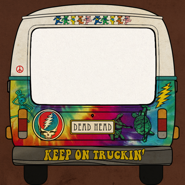 Keep On Truckin' - Keep On Truckin Grateful Dead Lyrics (640x640), Png Download