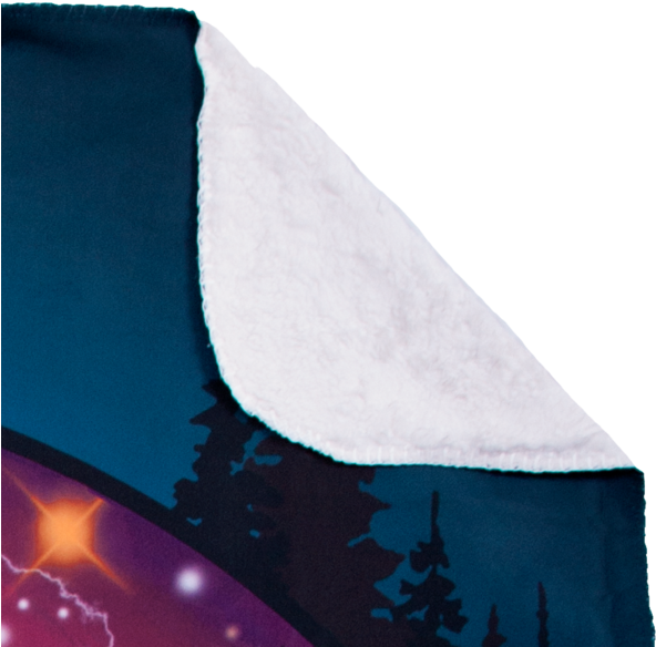 Grateful Dead Terrapin Lake Sherpa Fleece Blanket (620x620), Png Download