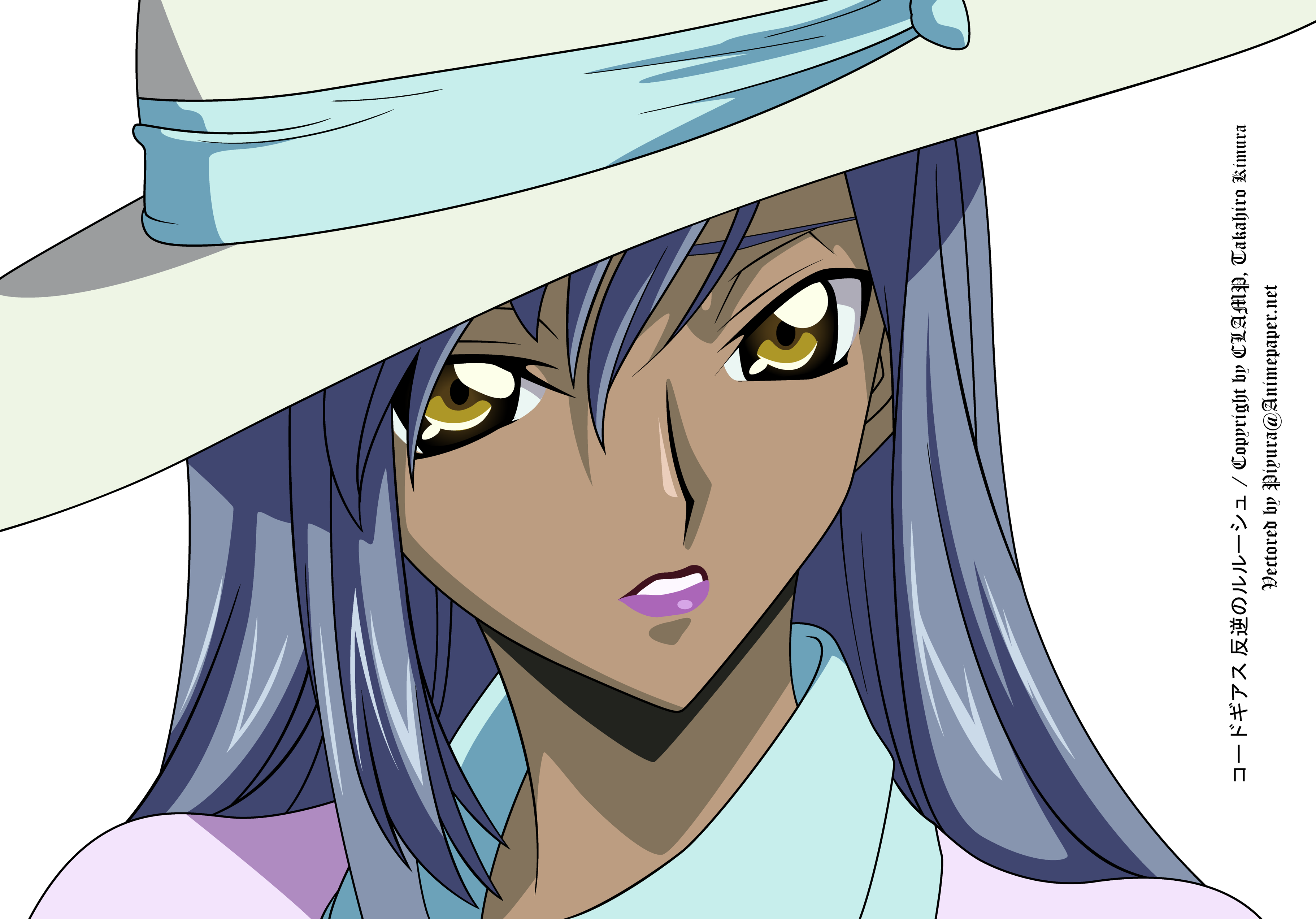 Download Png - Code Geass Silver Hair Girl (3645x2545), Png Download