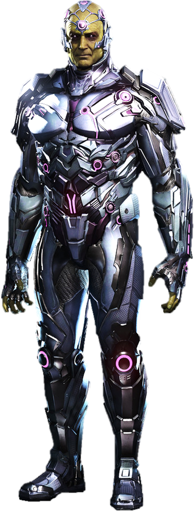 Injustice - Brainiac Injustice 2 (477x995), Png Download