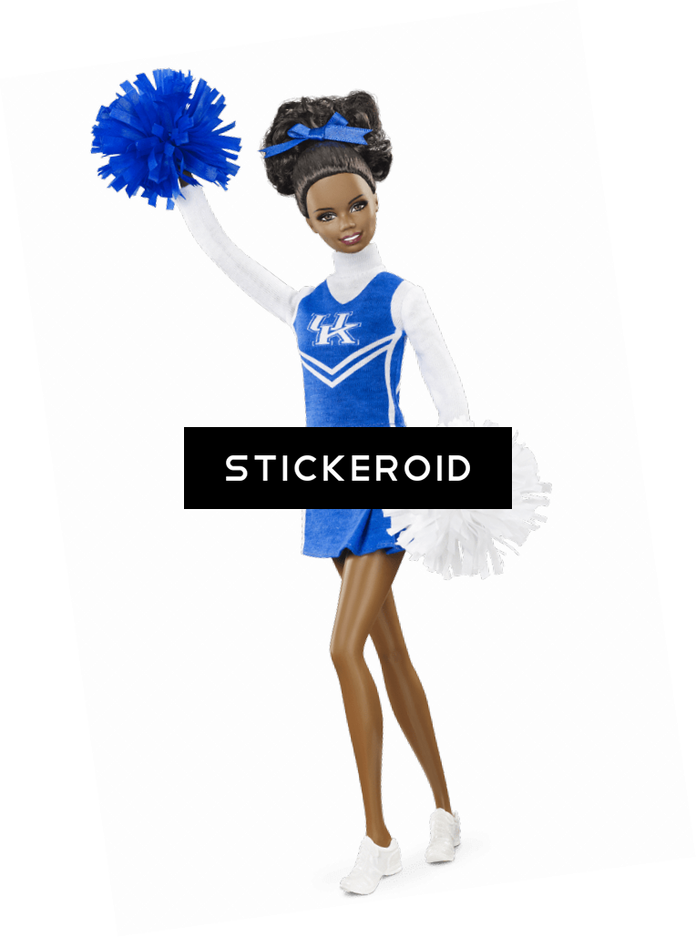 Cheerleader Barbie - Barbie University Of Kentucky Doll, African American (764x1029), Png Download