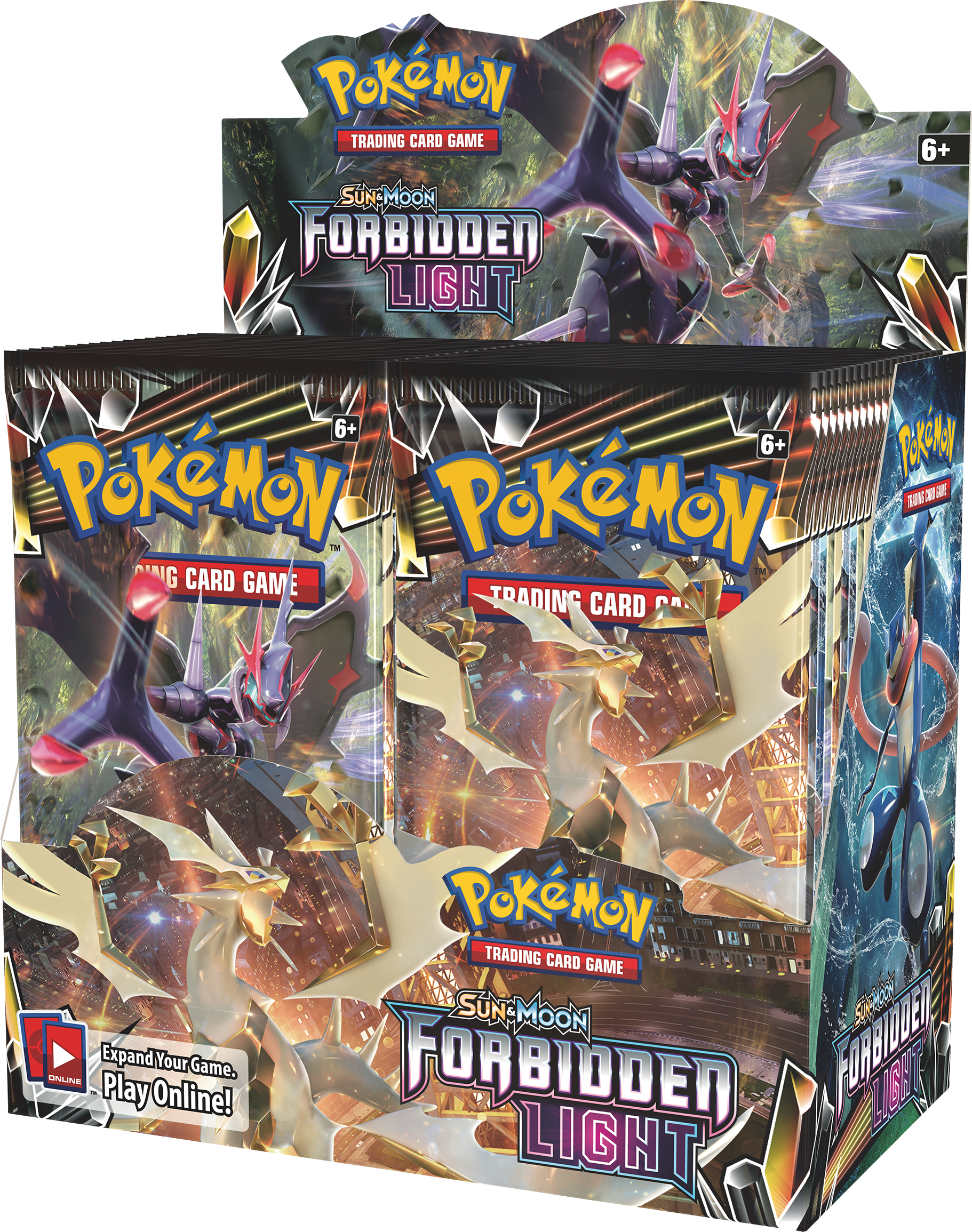 Pokemon Sun & Moon - Sun And Moon Forbidden Light (1822x2310), Png Download