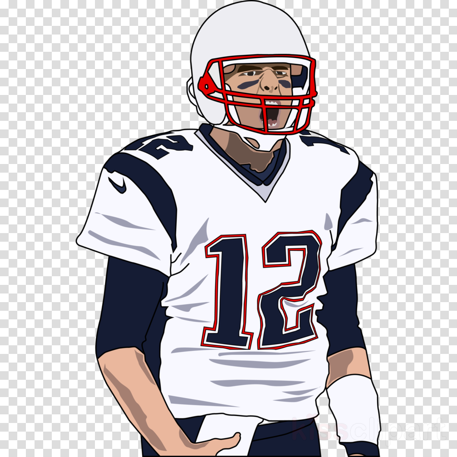 Tom Brady Clipart Super Bowl Li Face Mask New England - Tom Brady Clipart (900x900), Png Download