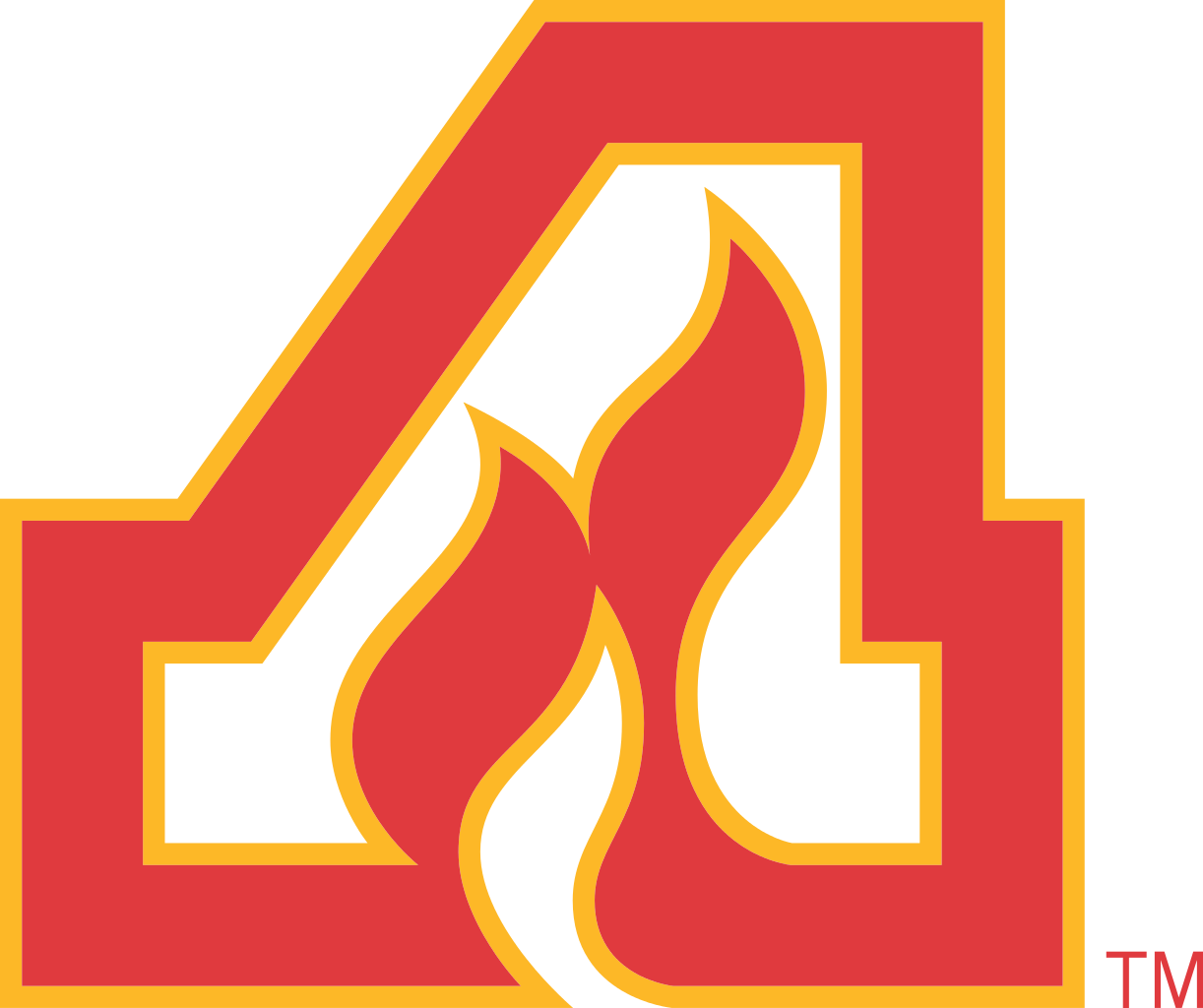 Nhl Logos - Calgary Flames A Logo (1222x1024), Png Download