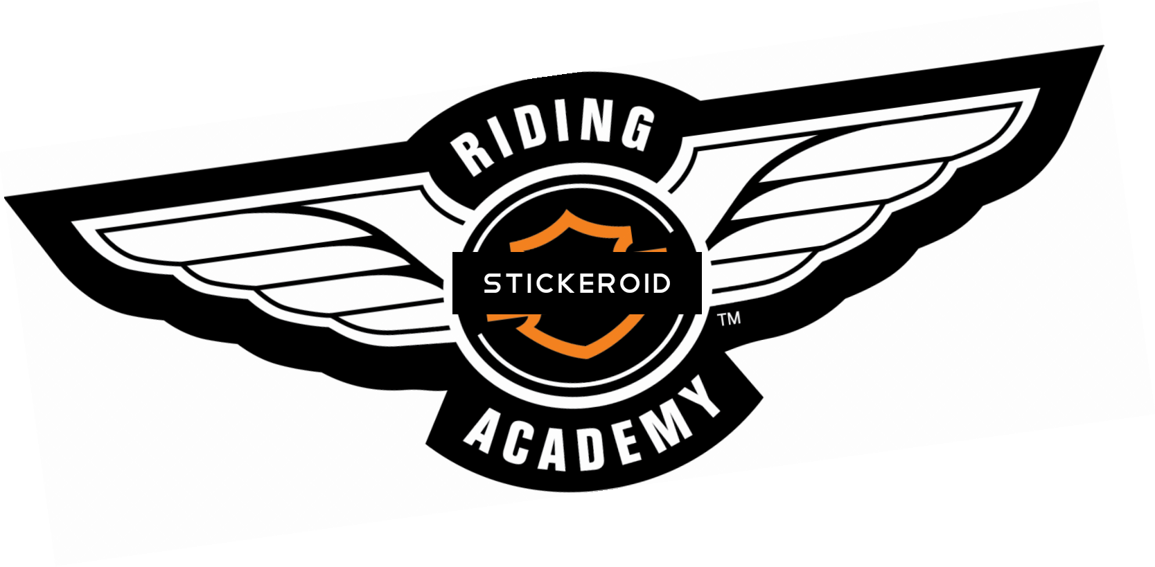 Harley Davidson Logo Riding Academy (1667x819), Png Download