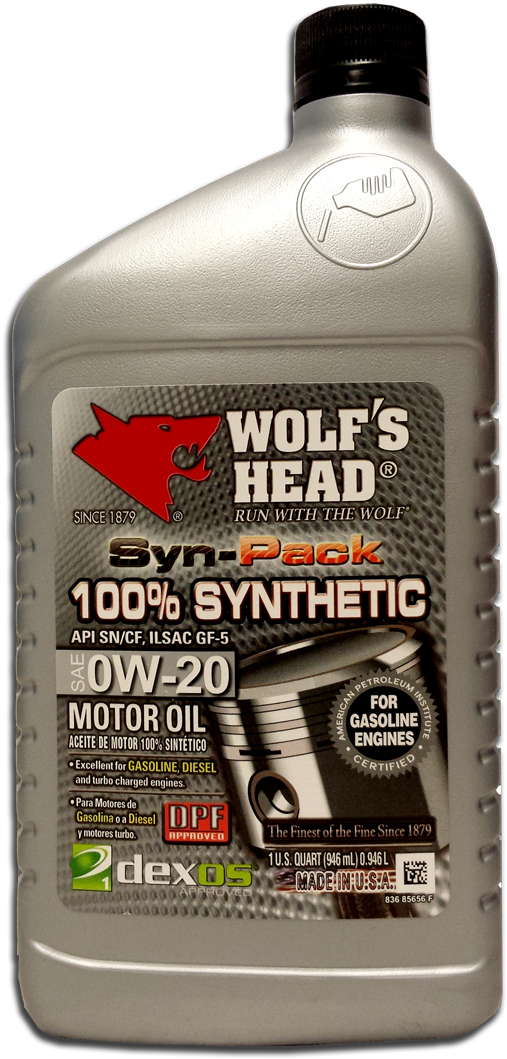 Since 1879, Wolf's Head Oil Company Has Been Producing - Wolf's Head 836-81036-56 Motor Oil (hd 30 12/1qt) (540x1080), Png Download