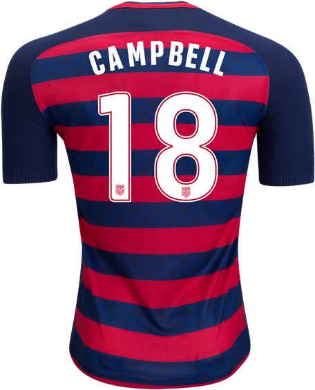2017 Jane Campbell Men's Soccer Jersey Usa Gold Cup - United States Men's National Soccer Team (600x600), Png Download