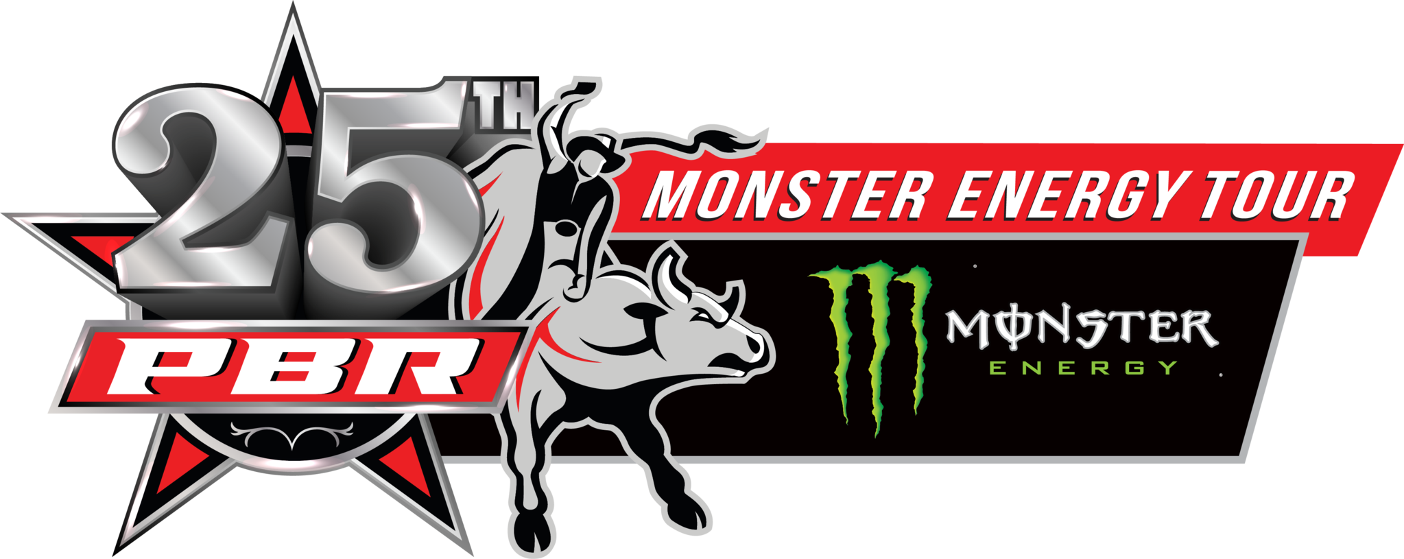Pbr Monster Sticker - Pbr Monster Energy Tour (2047x815), Png Download