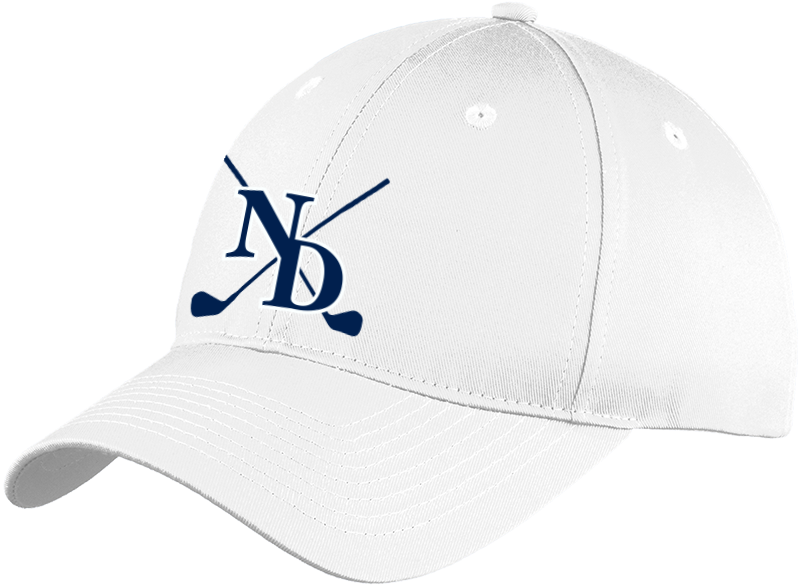 Notre Dame Golf Hat With The Notre Dame Logo Embroidered (800x640), Png Download