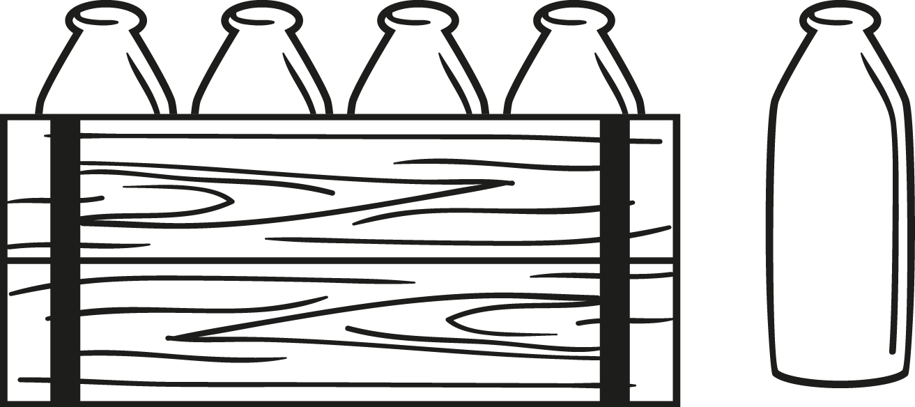 Bottle Hand Painted Handpainted - Cartoon (1313x584), Png Download