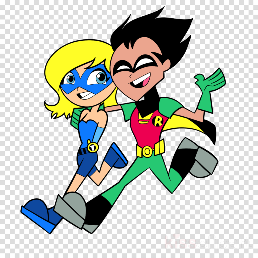 Teen Titans Go Deviantary Clipart Starfire Raven Tim - Teen Titans Go Vector (900x900), Png Download