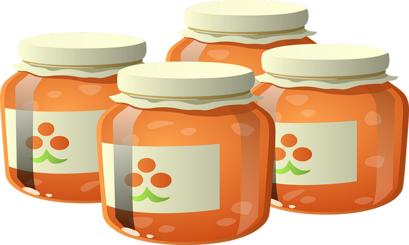 Jam Jar Png (800x480), Png Download