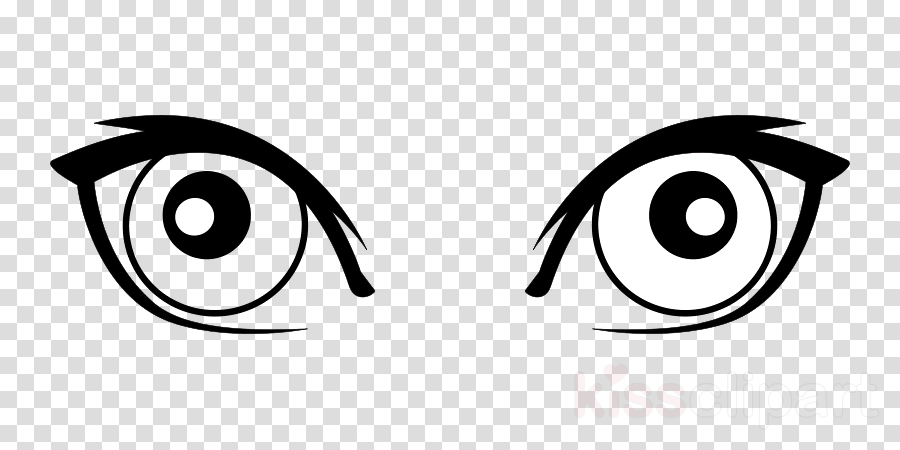 Cartoon Eyes Clipart Eye Cartoon Clip Art (900x450), Png Download