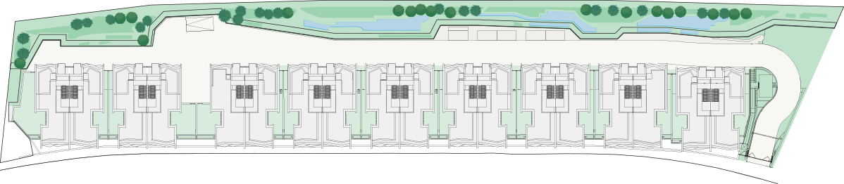 House Drawing (1198x262), Png Download