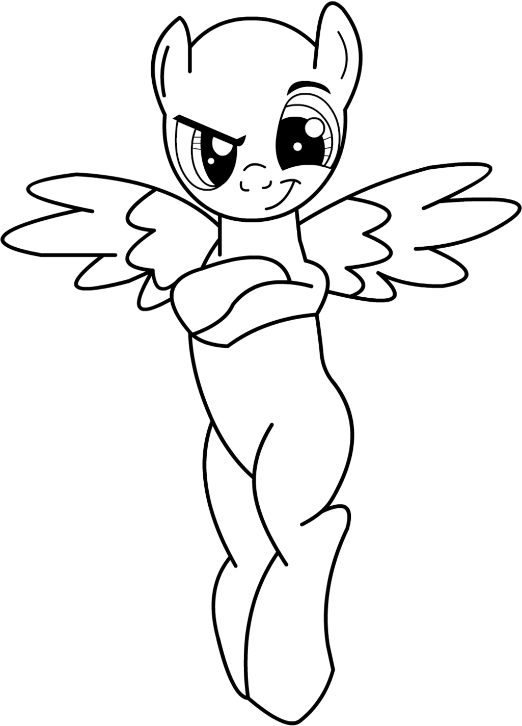 Kjcbp5o - Draw An Angel Easy (1024x1557), Png Download