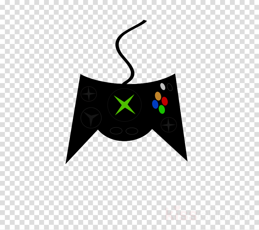 Video Game Controller Clip Art Clipart Xbox 360 Controller - Picsart Hair Png Hd (900x800), Png Download