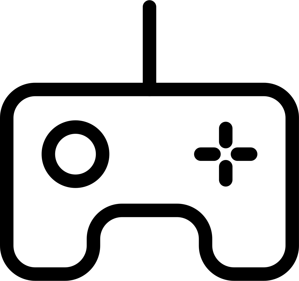 Video Game Controller Comments - Game Outline Png (980x922), Png Download