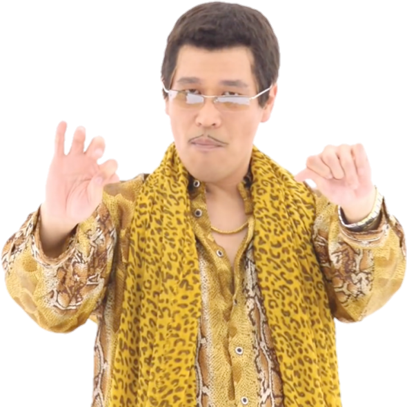 Piko Taro Render - Pen Pineapple Apple Pen Guy (613x591), Png Download