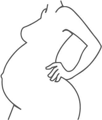 Supplements For Pregnant Women - Pregnant Woman Drawing Easy (400x400), Png Download