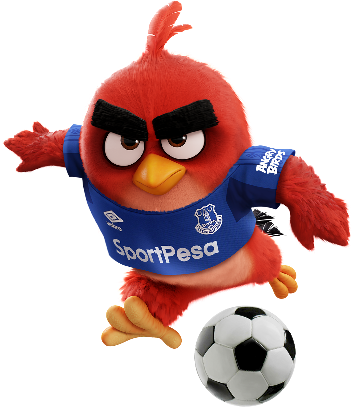 Corporation And English Premier League Club, Everton, - Premier League Angry Birds (1226x1428), Png Download