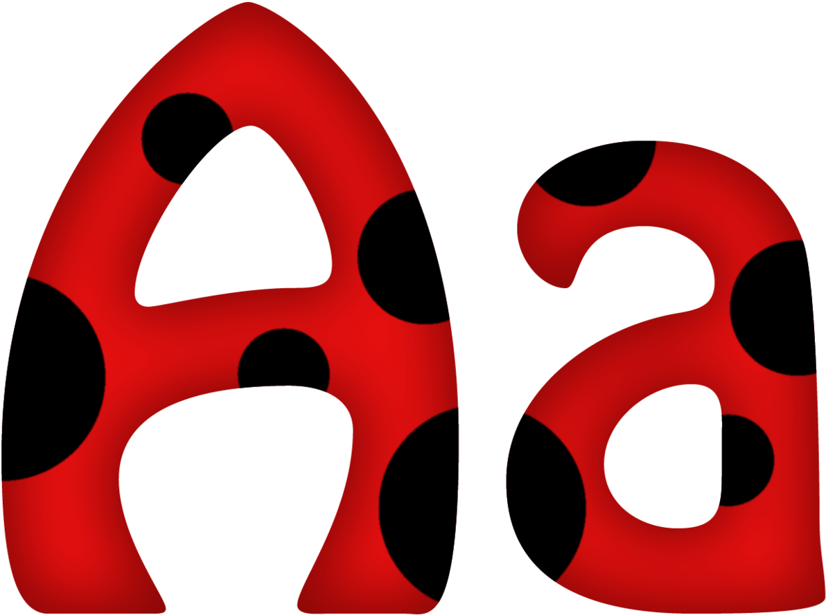 Flores Y Letras Para Decoupage - Letras Ladybug (1280x963), Png Download